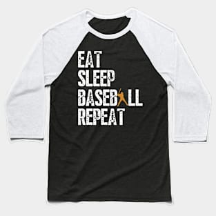 Eat Sleep Baseball Repeat, Funny Baseball Players Kids Boys Baseball T-Shirt